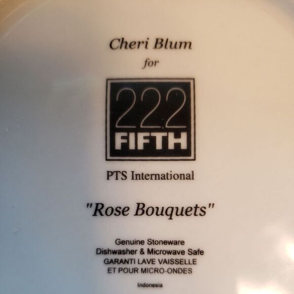222 Fifth Replacement Salad Plates - Picture 6 of 7